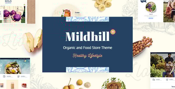 Mildhill 1.5 - Organic and Food Store WordPress Theme