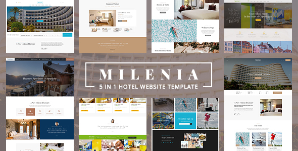 Milenia 1.1 - Hotel & Resort Website Template