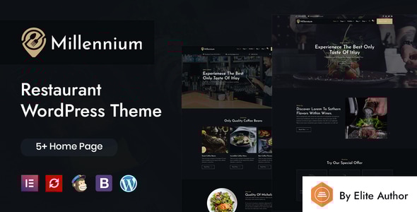 Millennium 1.2 - Restaurant WordPress Theme