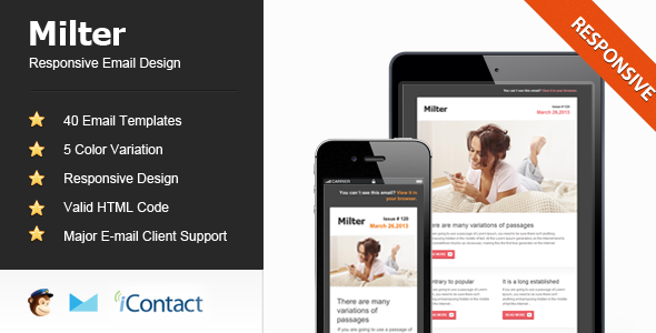 Milter 1.0 - Responsive E-mail Template