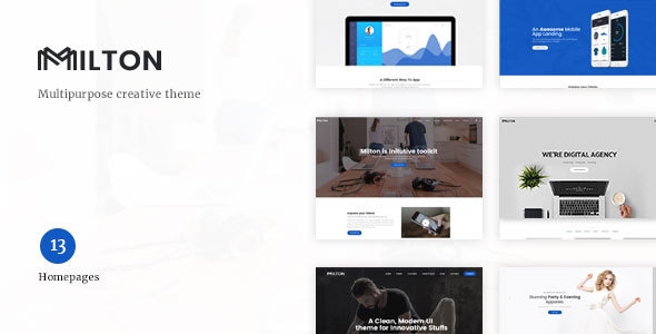 Milton 1.2.3 - Multipurpose Creative WordPress Theme
