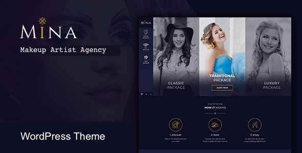 Mina 1.6.4 - Salon & Makeup WordPress theme