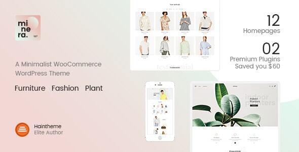 Minera 4.5 - Minimalist WooCommerce WordPress Theme