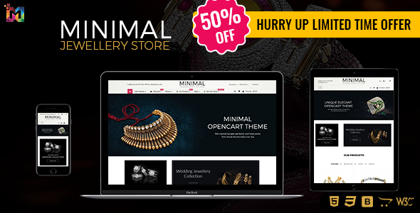 Minimal 2.3 - Jewelry Responsive OpenCart Theme