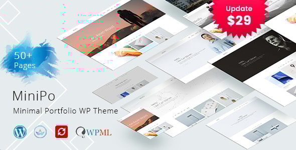 MiniPo 3.0 - Multipurpose Minimal Portfolio WordPress Theme