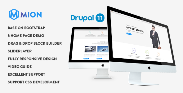 Mion 8.5 - Responsive Business Service Drupal 11 Theme