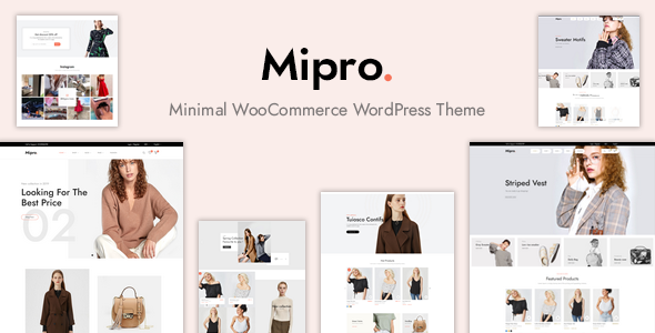 Mipro 1.3.1 - Minimal WooCommerce WordPress Theme