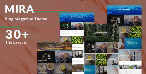 Mira 3.3.6 - Photo Travel Blog WordPress Theme
