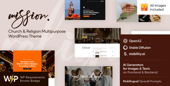 Mission 1.22 - Church & Religion WordPress Theme