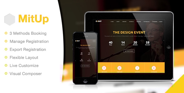 MitUp 8.5 - Event & Conference WordPress Theme