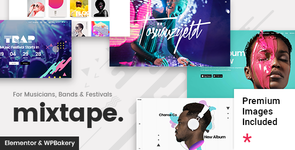 Mixtape 2.2.1 - Music WordPress Theme for Artists & Festivals