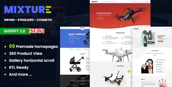 Mixture 2.0 - Single Product Shopify Theme