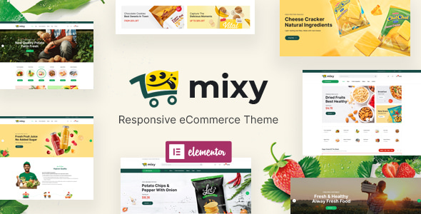 Mixy 1.0.3 - Organic Food Store WordPress Theme