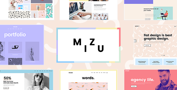Mizu 1.5 - Design Agency WordPress Theme
