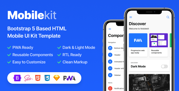 Mobilekit 2.9 - Bootstrap 5 Based HTML Template