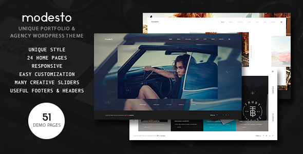 Modesto 1.8 - Photography Portfolio WordPress Theme