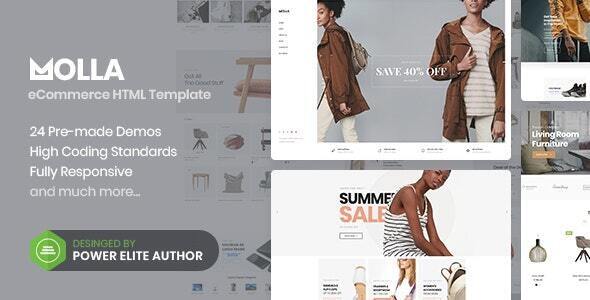 Molla 1.0 - eCommerce HTML5 Template