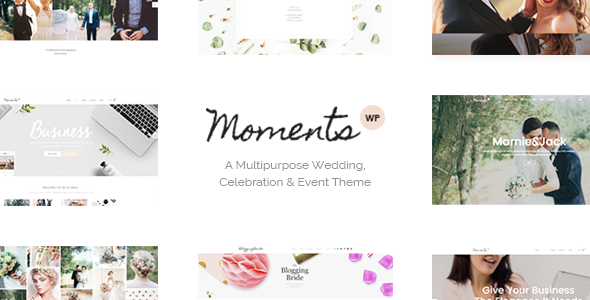 Moments 2.3.1 - Wedding & Event WordPress Theme