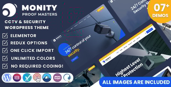 Monity 1.5 - CCTV & Security WordPress Theme