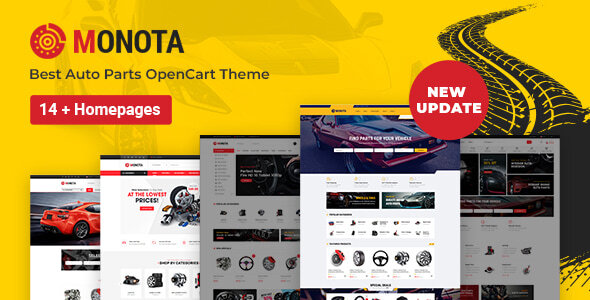Monota 1.4.0 - Auto Parts Tools Equipment and Accessories Store OpenCart Theme
