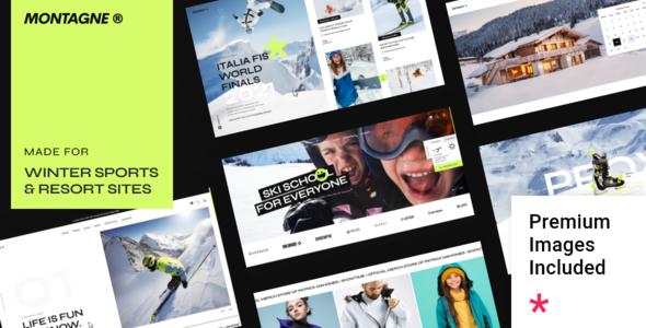 Montagne 1.1 - Winter Sports & Ski Resort WordPress Theme