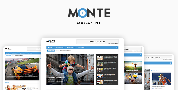 Monte 8.5 - Responsive Magazine News Drupal 10 Theme