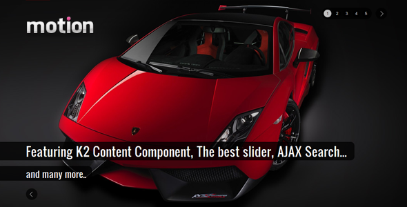 Motion Corporate Template for Joomla