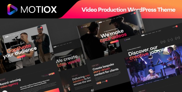 Motiox 6.8 - Video Production WordPress Theme