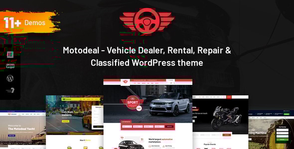 Motodeal 1.1.0 - Car Dealer & Classified WordPress Theme