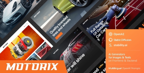 Motorix 1.11 - Car Repair Auto Garage WordPress Theme