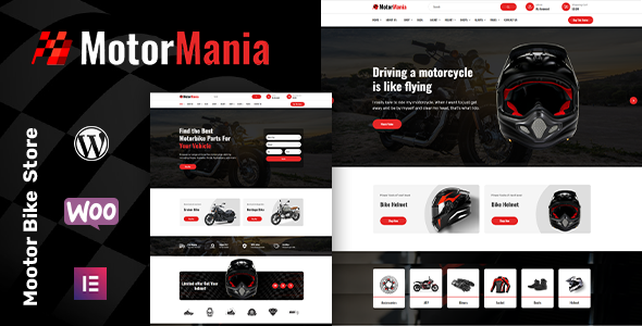 MotorMania 1.1.7 - Motorcycle Accessories WooCommerce Theme