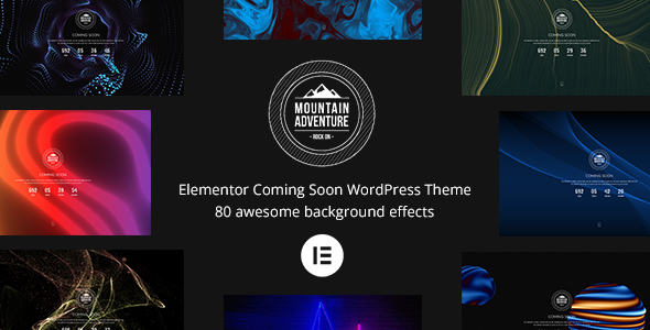 Mountain 5.3.3 - Elementor Coming Soon WordPress Theme
