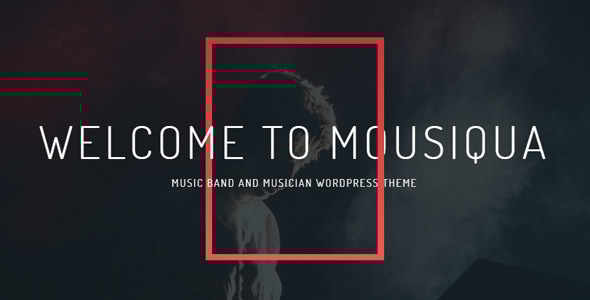 Mousiqua 0.1 - Music Band & Musician OnePage WordPress Theme