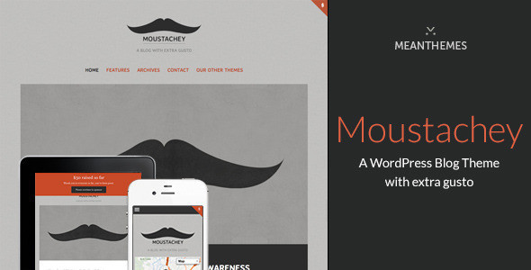 Moustachey 1.4.0 - A Blog Theme With Extra Gusto