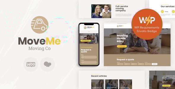 MoveMe 1.2.15 - Moving & Storage Relocation Company WordPress Theme