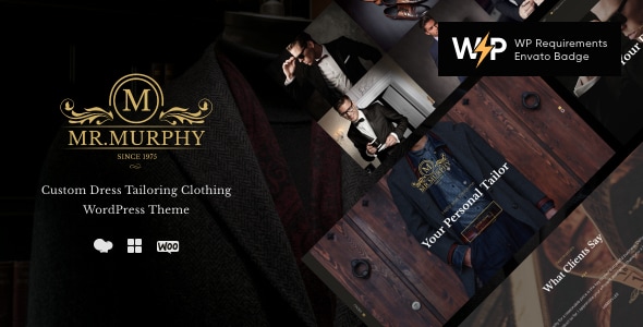 Mr. Murphy 1.2.13 - Dress Making & Tailor WordPress Theme
