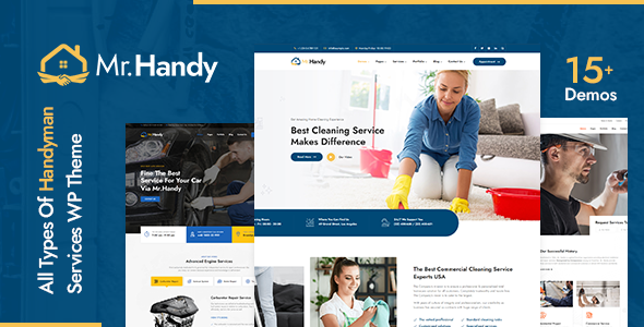 MrHandy 5.5 - Handyman Services WordPress Theme