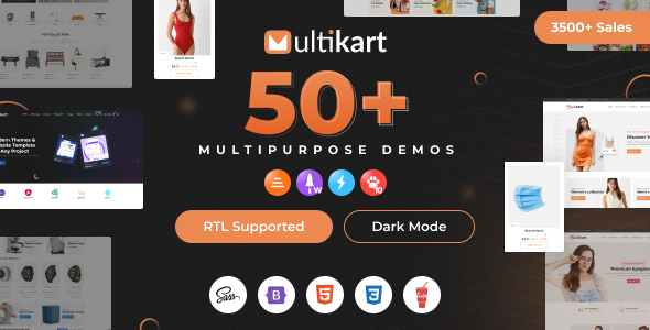 Multikart 50.0 eCommerce HTML  Admin  Email   Invoice Template