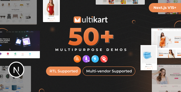 Multikart 4.0 React Next JS Multipurpose Ecommerce React Hooks  Context API
