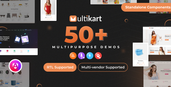 Multikart 21.0 Responsive Angular 21 eCommerce  Admin  Invoice  Email Template