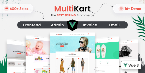 Multikart 22.14.0 - Responsive Vuejs Nuxtjs eCommerce Template