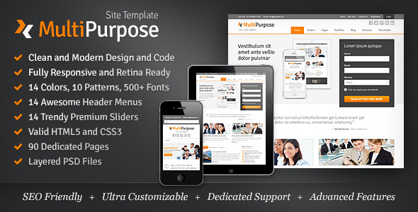 MultiPurpose 4 - Responsive HTML5 Website Template