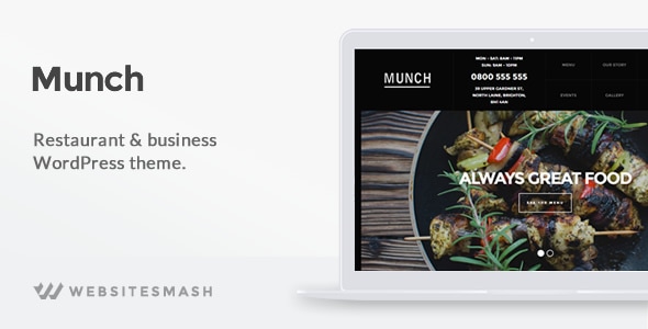 Munch 1.3.3 - Restaurant & Business WordPress Theme