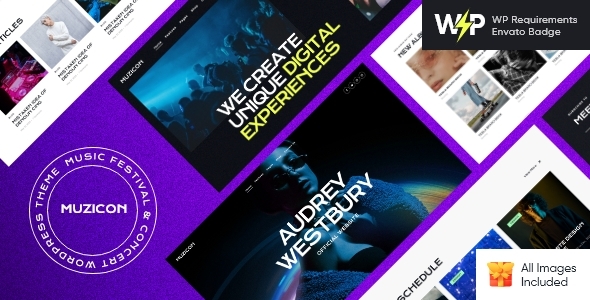 Muzicon 1.15 - Music Festival & Concert WordPress Theme