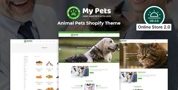 My Pets 3.0 - Pet Sitter Pet Shop Animal Care Shopify Theme