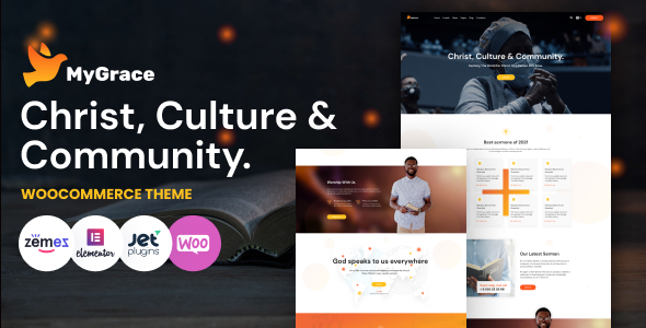 MyGrace 1.0 - Churches and Charity WordPress Theme