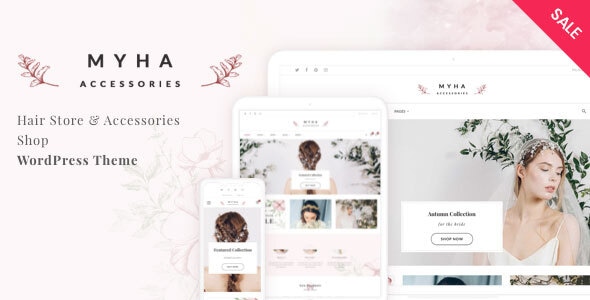 Myha 1.8.1 - Accessories & Hair Shop WordPress theme