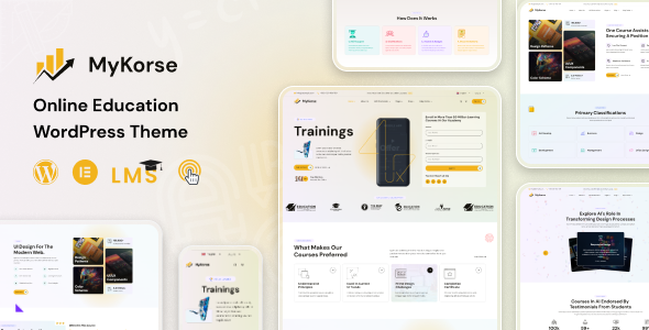 MyKorse 1.0 - Education WordPress Theme