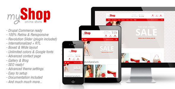 myShop 1.6 - Responsive Drupal Commerce Theme