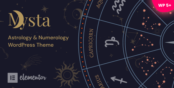 Mysta 1.17 - Astrology & Numerology WordPress Theme